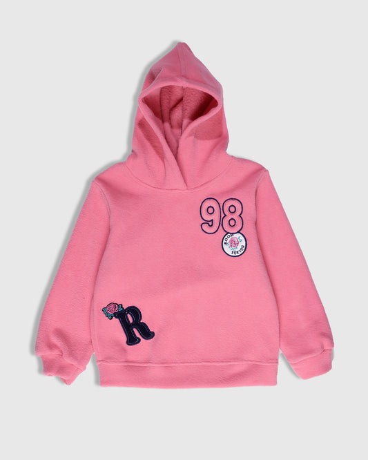 Girls and Toddlers Pullover Hoodie Sweatshirt - Pink